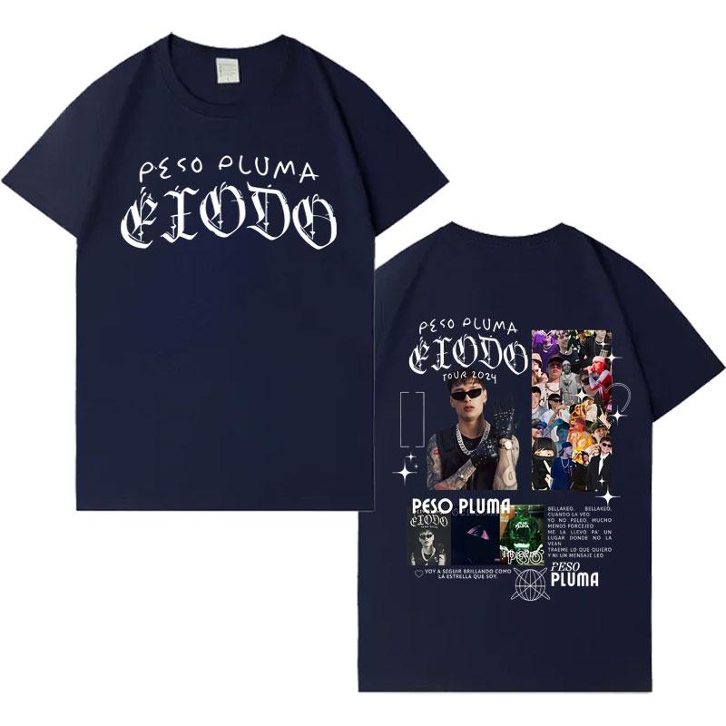 Singer Peso Pluma Fashion Graphic Tshrits Mens T Shirt Harajuku Oversized Short Sleeve High Quality Crewneck T Shirts Streetwear