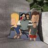B-Beavis and B-Butt-H-Head Throw Pillow Case For 45x45cm 40x40cm 55x55cm 50x50cm 30x30cm Square Car Pillowcase Shell