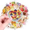 50 Cute Food Graffiti Stickers Waterproof Cartoon Decorative Car Notebook Luggage Stickers