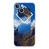 Phone Case For iPhone 15 14 13 12 Mini 11 Pro Max XS X XR 7 8 Plus Clear Shockproof Silicone TPU Cover Forest Geometry Wood
