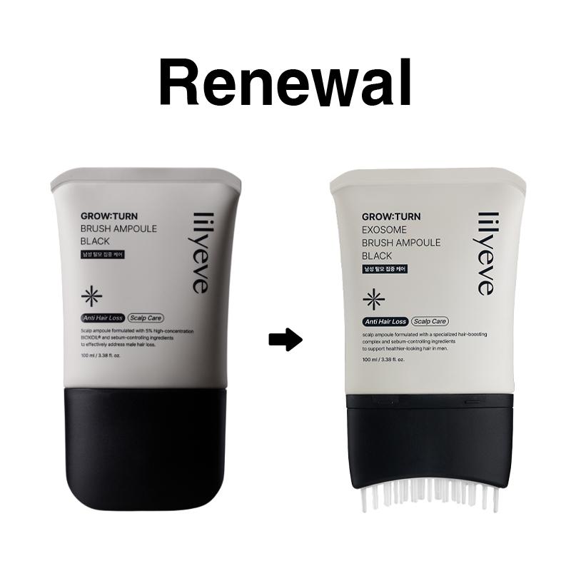 [lilyeve] Grow Turn Exosome Brush Ampoule Black 100ml