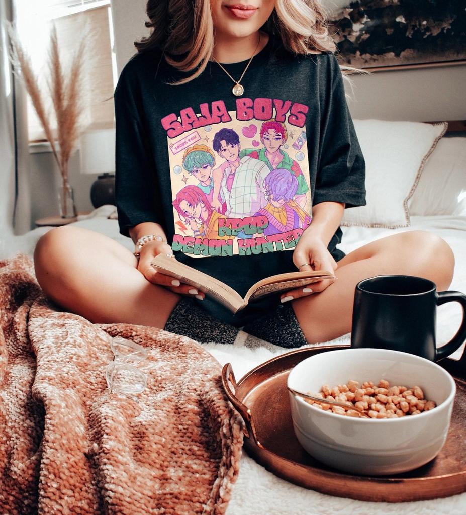 Demon Hunters Kpop Shirt Saja Boys Kpop Shirt Kpop Demon Hunters Merch Kpop Demon Hunters Group Shirt Gift For Huntrix Fan