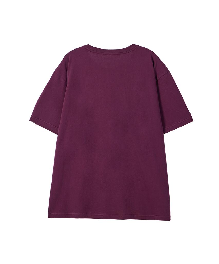 BY.L Detroit Star Short-Sleeve T-Shirt Wine