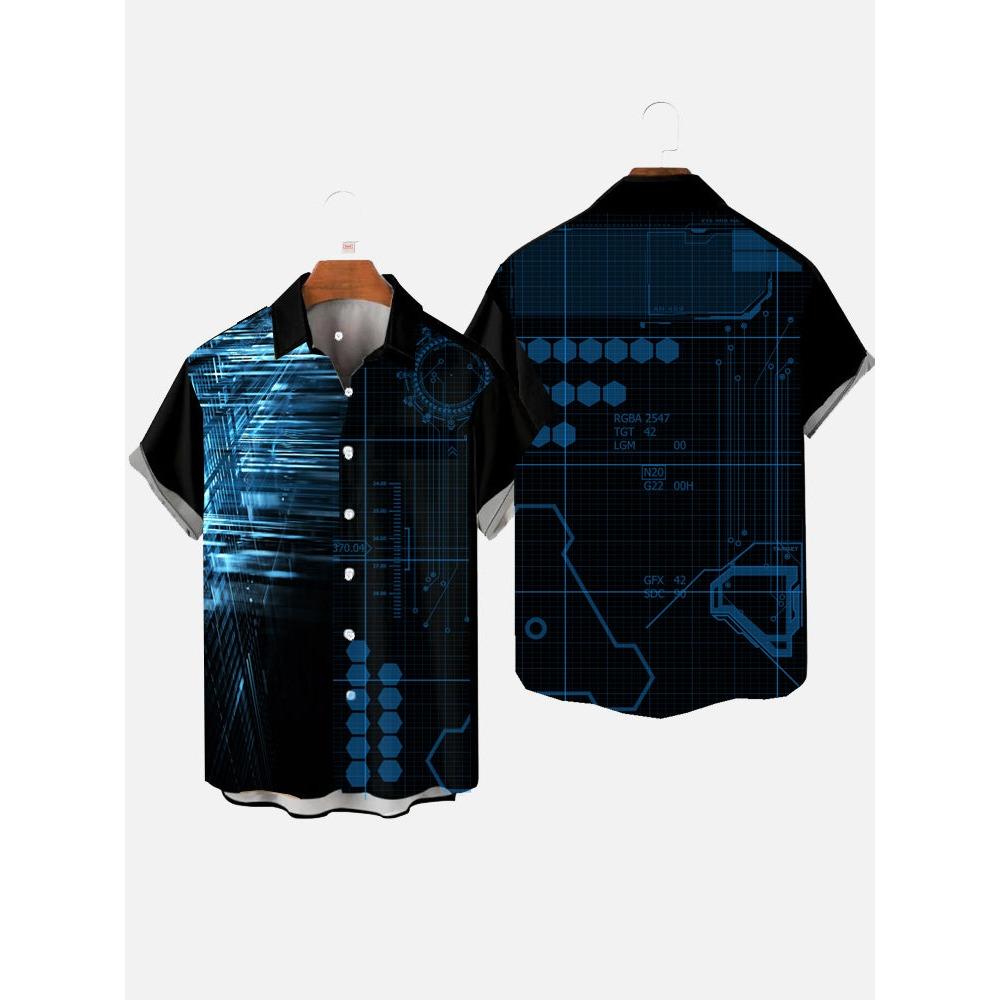 

Рубашки с гавайским принтом в виде тропических растений, мужские, для отдыха, пляжные, летние, свободные, дышащие, для улицы, с коротким рукавом XL