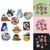 Cartoon Metal Brooches For Clothing And Bags Unique Design Geometric Style For All Genders