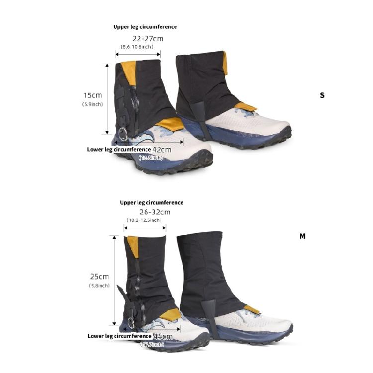 Practical Cold Resistant Hiking Shoe Cover Quick Adjustable Design Oxfords Fabric Windproof Camping Footwear Protectors