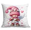 New Valentine's Day Push Pillow Cute Cupid Pink Push Pillow Cover Home Push Pillow Cover