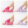 Short Women Yoga Socks Cotton Split Toe Tube Socks Comfortable Grips Pilates Socks  Ladies