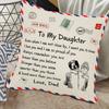Pillow Cover Fiber Square Throw Pillow Cover Lettering Washable Sofa Cushion Case 45x45cm Best Gifts for Children Parents Family