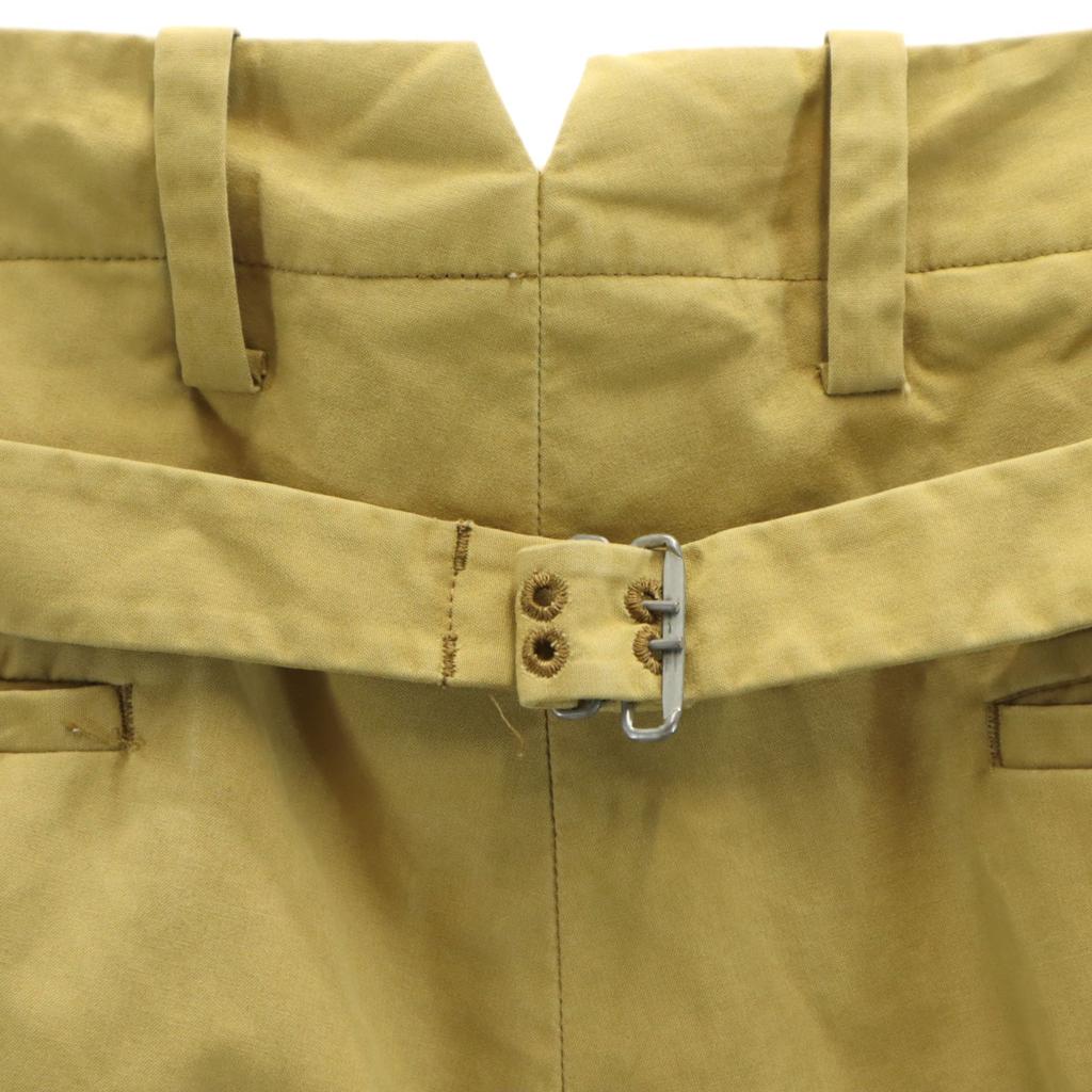 YAECA WRITE made in Japan Cinchback Slacks pants M mustard Men's Used