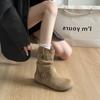 Autumn Women Ankle Boots 2026 New Fashion Flats Causal Shoes Suede Chelsea Short Boots Anti Slip Retro Cowboy Boots Botas Mujer