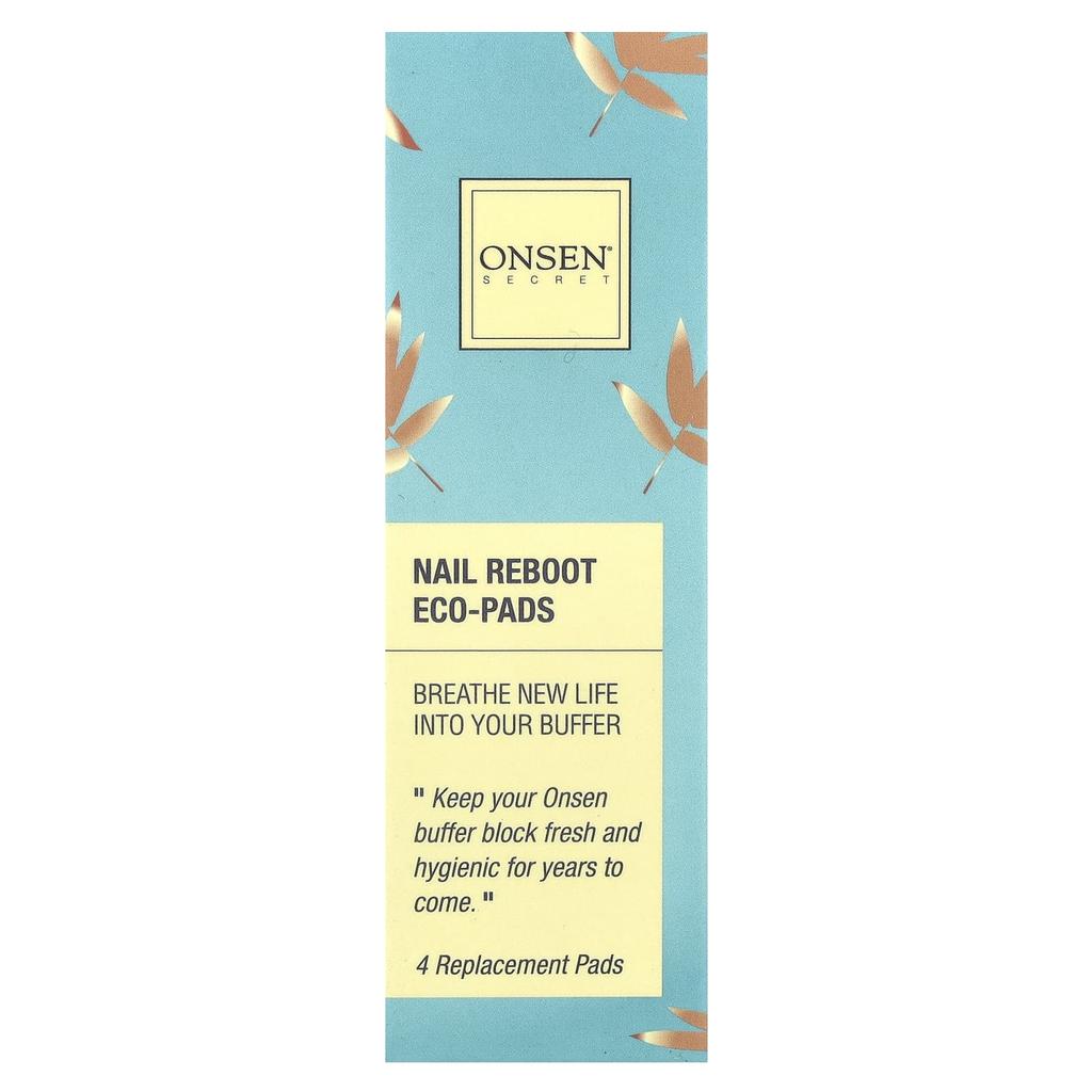 Nail Reboot Eco-Friendly Pads, 4 Replacement Pads