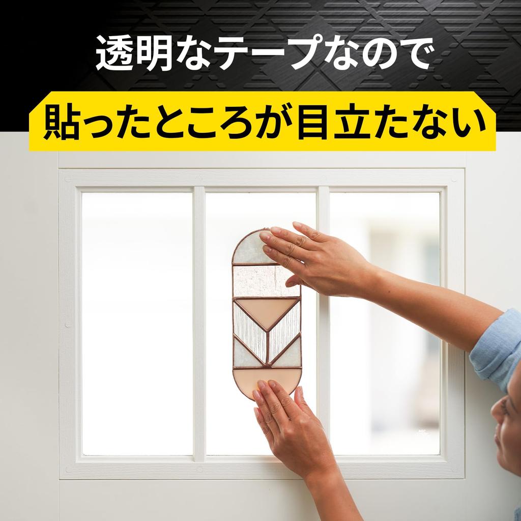 3M Scotch Removable 30mm Wide x 3m 1 Roll Magical Gel Nano Tape Double-Sided Tape, Clear, Strong, Long, (SRK-AZ), Tape,