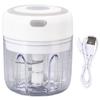 Small Food Chopper Electric Ginger Dicer Wireless Garlic Masher 3 Blade 250ml USB Charging Portable