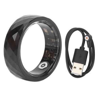Smart Ring Health Tracker IP68 Waterproof Multifunctional BT Ring Automatic Detection Sports