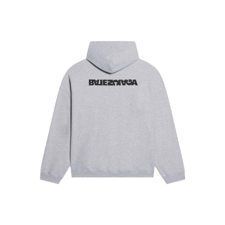 Balenciaga Sweatshirt Loose Fit Men's Gray 674986TLVB41167