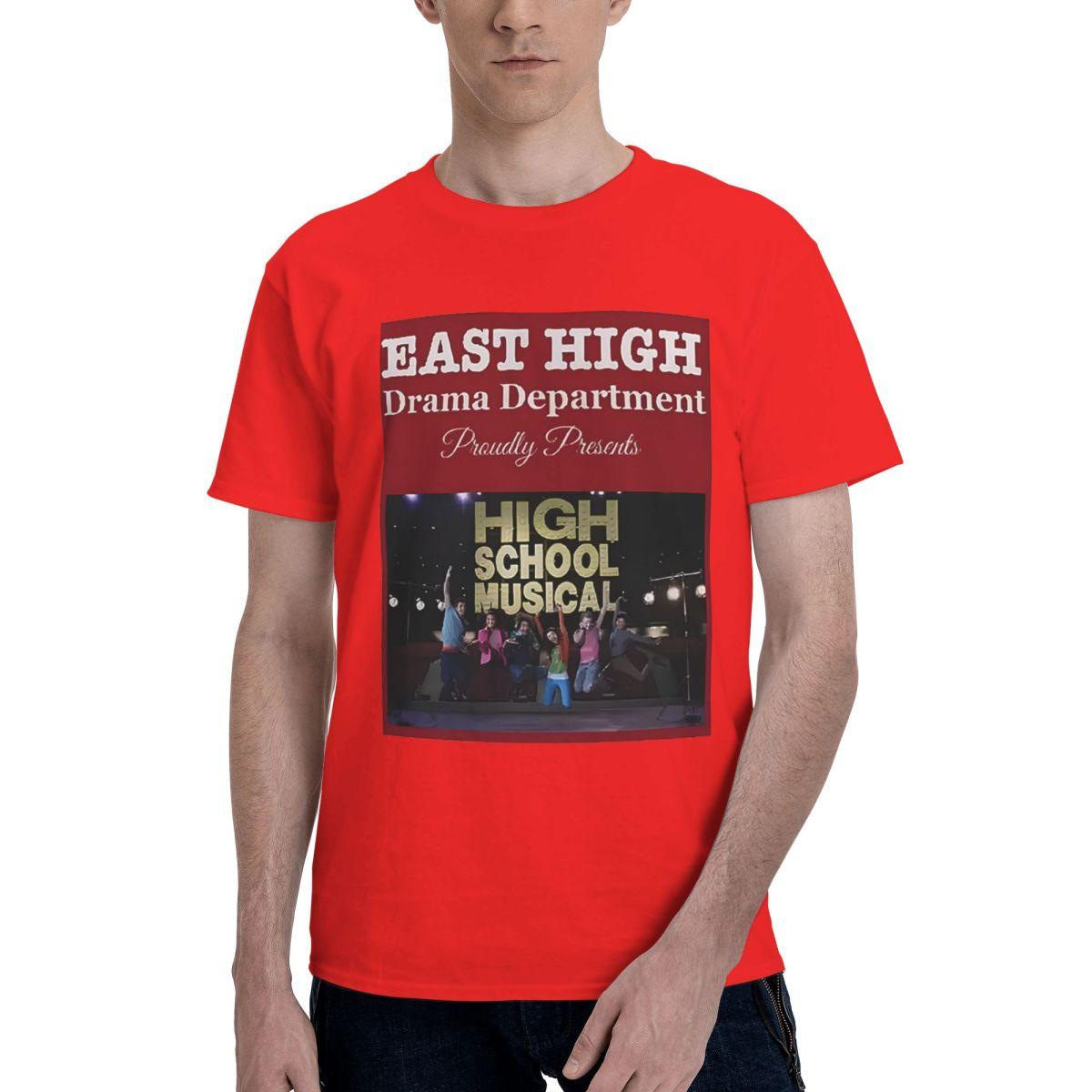 

High School Musical Inspired 100 Cotton Casual Breathable Confortable Shirt New In Tops And TShirts Men Clothes S