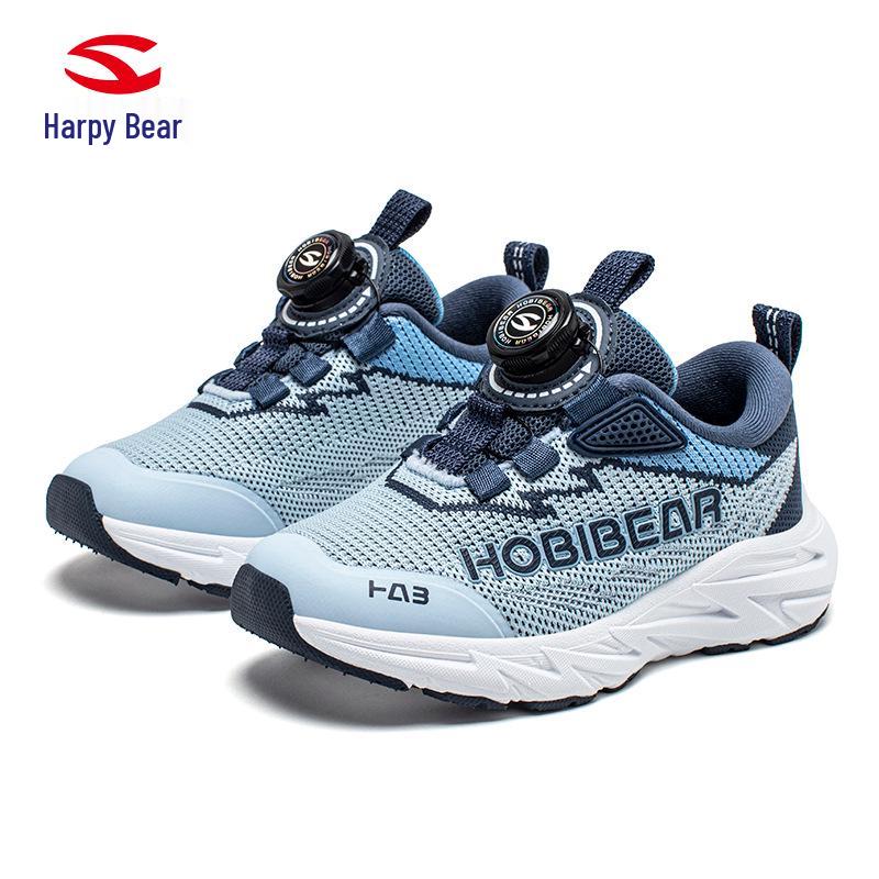 Happy Bear Children s Lightweight Breathable Sports Shoes - Double Mesh, Perfect for Spring & Autumn 28
