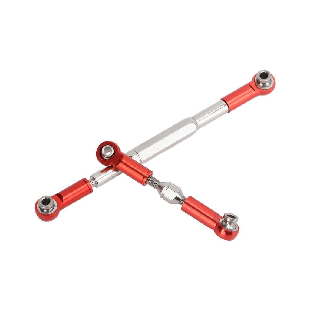 Steering Pull Rod Set for WPL RC Military Truck Upgrade Spare Parts Servo AccessoriesRed