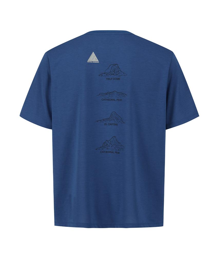 SIERRA DESIGNS Mountains Weeklight Short Sleeve Blue