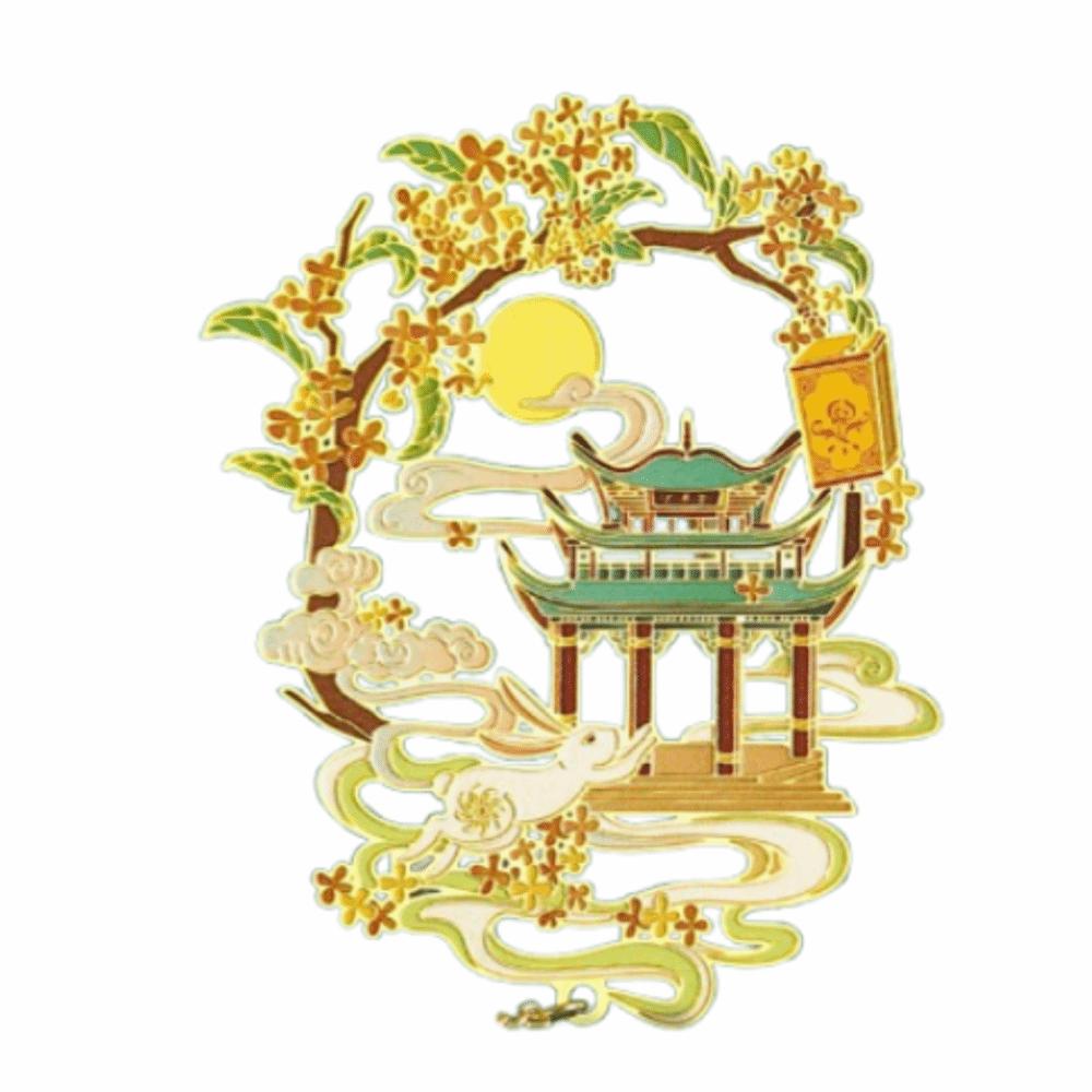 Tassel Pendant Chinese Beasts Bookmark Creative Metal Bookmark Hollow Metal Bookmarks Student Gift