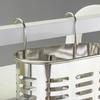 Stainless Steel Chopsticks Holder Hanging Efficient Draining Kitchen Tableware Holder Rust-Free Wall Mounted