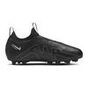 Nike Air Zoom Vapor 15 Synthetikleder Runde Zehenpartie Schnürschuhe Rutschfest Stoßdämpfend Langlebig Low-Top Fußballschuhe Kinderfußballschuhe Schwarz DJ5618-001