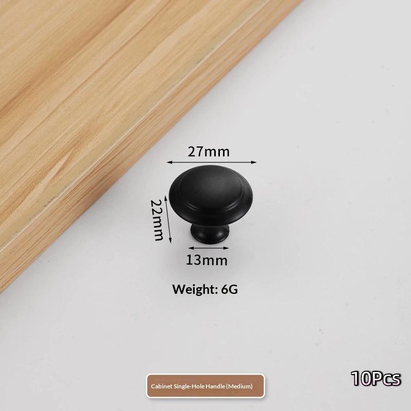 Stainless Cabinet Door Knobs Single Hole Handle Dresser Pull Handles 23Mm-30Mm With Screw Drawer Knobs Hardware Accessory