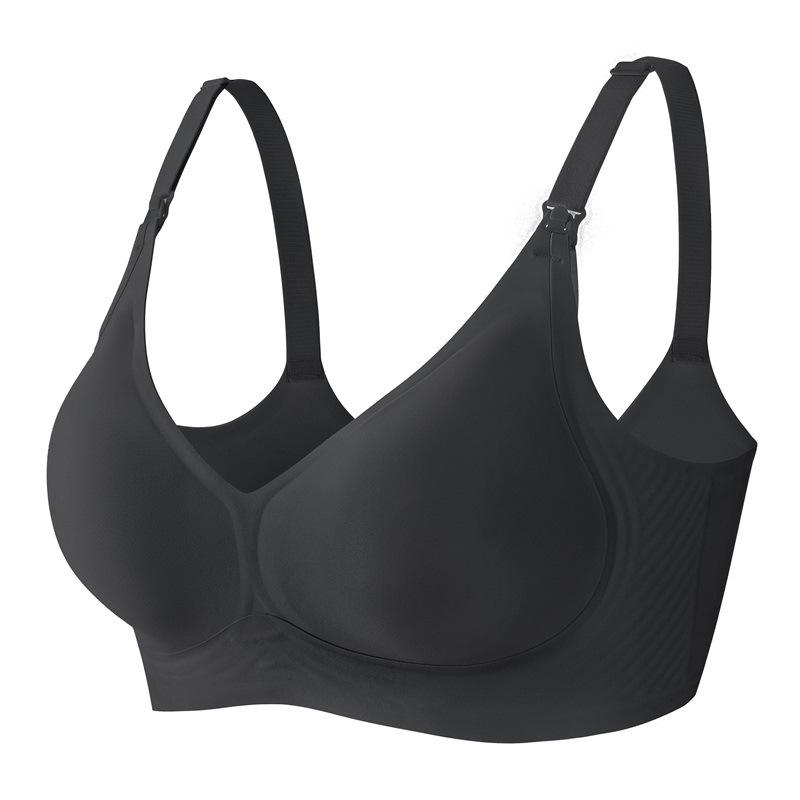 Women's Jelly Seamless Thin Anti-Sagging Gathering Fixed Cup Cushion Underwear