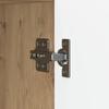 Artisan Oak Sideboard 89 X 34.5 X 77 Cm Particleboard
