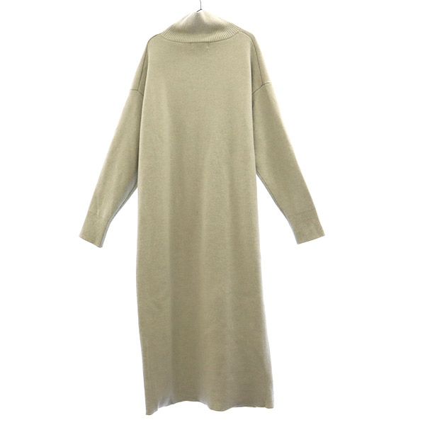 Uncrave Dlouhý rukáv Vlněná směs Dlouhé šaty 1 šedá Dámské Použité