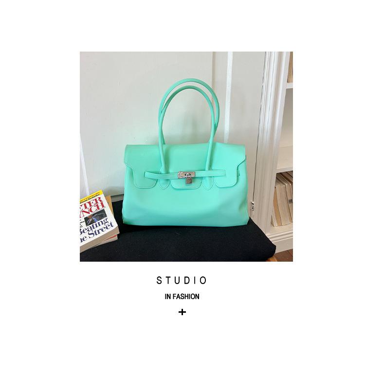 Borsa Jelly da Donna Trendy 2026: Borsa a busta grande capacità per il pendolarismo