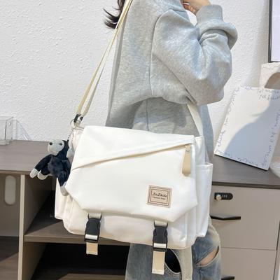 Tide Brand Ins Tooling Wind Messenger Bag Women's Fashion New Japanese Large-capacity Student Shoulder Bag Messenger Bag