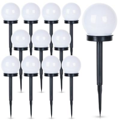 Solar Led Garden Lamps, Embedded, 33.5 Cm, 12 Pcs.