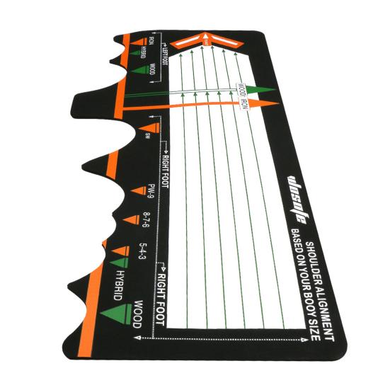 Golf Station Board Korektivní držení těla Skládací Golfový švih Trenér Cvičební podložka Tréninková podložka pro milovníky golfu