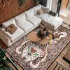 Tiger Carpet Bottom Washable Tibetan Tibetan Tiger Persian Ethnic Style Kitchen Living Room Bedroom Mat Washable Area