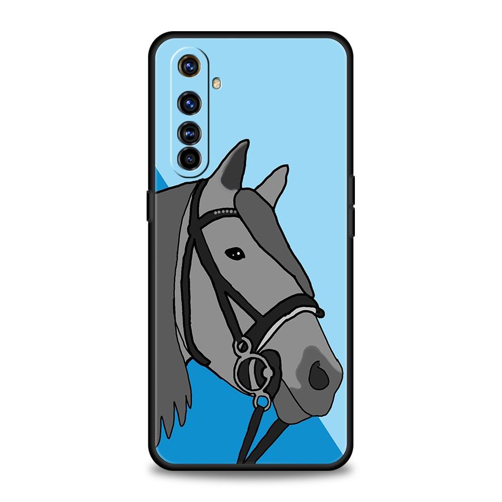 Pro Realme 10 9 8 5G 7 6 GT2 Pro Plus 9i C21 C11 C25 C35 Frederik Veliký krásný kůň Pouzdro na telefon Pro Realme GT Neo 2 3T Kryt
