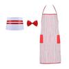 Halloween Themed Servers Uniform Apron Breathable Polyester Blend Fabric Detachable Chefs Cap Ideal For Dining Experiences