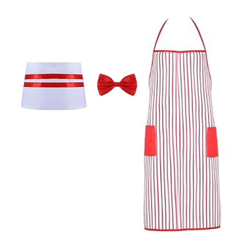 Halloween Themed Servers Uniform Apron Breathable Polyester Blend Fabric Detachable Chefs Cap Ideal For Dining Experiences