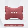 Car Seat Head Support Cushion Lumbar Pillow Interior Accessories For VW GTI Polo Golf Passat Tiguan Arteon CC Taigo T-ROC HubCap