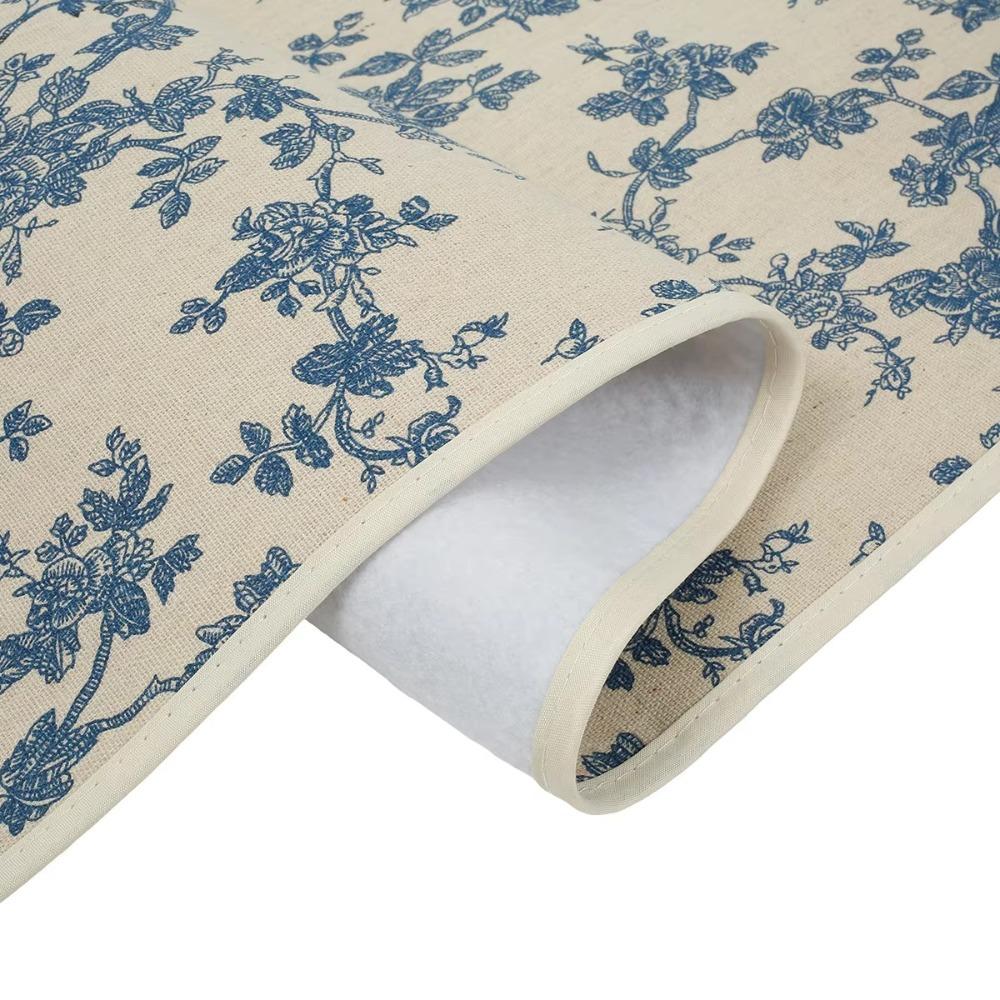 1pcs 140*50cm Ironing Board Cloth Drawstring Tightening with Elastic Edge Ironing Board Protector Cover Stain Resistant Washable