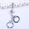 Retro Stainless Steel Titanium Belly Button Ring with Double Handcuffs Design
