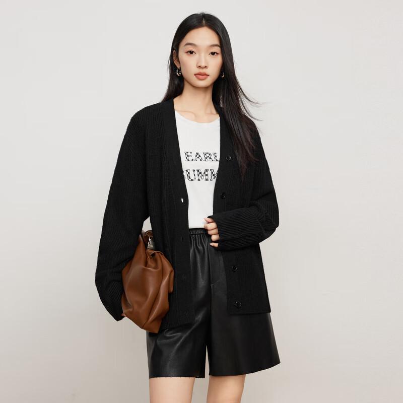 

Elva Island Women s Loose Knit Cardigan M