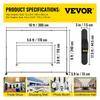 Step and Repeat 8'x8'- 10'x8' Backdrop Banner Stand Adjustable Telescopic Height and Width Retractable Banner Stand with Carrying Bag
