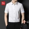 Hodo Men's Premium Wrinkle-Free Business Short-Sleeve Shirt