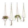 Hanging Plant Handmade Macrame Plant Hanger Flower Pot Planter Hanger Wall Decor Courtyard Garden Hanging Planter Hanging Basket