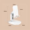 360° Rotating Foldable Desktop Mobile Phone Holder Plastic Stand+Metal Bottom Phone Stand Lazy Universal Tablet Support Stand
