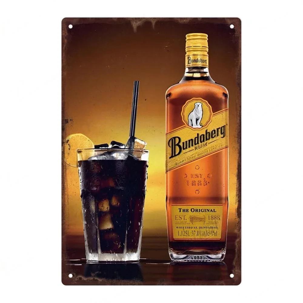 Ρετρό Μάρκα Μπύρας MALIBU Κρασί Μεταλλική Αφίσα Πλάκα Ουίσκι Vintage Μεταλλική Πινακίδα Τοίχου Για Pub Club Bar Ανδρική Σπηλιά Διακοσμητικές Πλάκες De