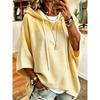 Women's mid-sleeve casual hoodie