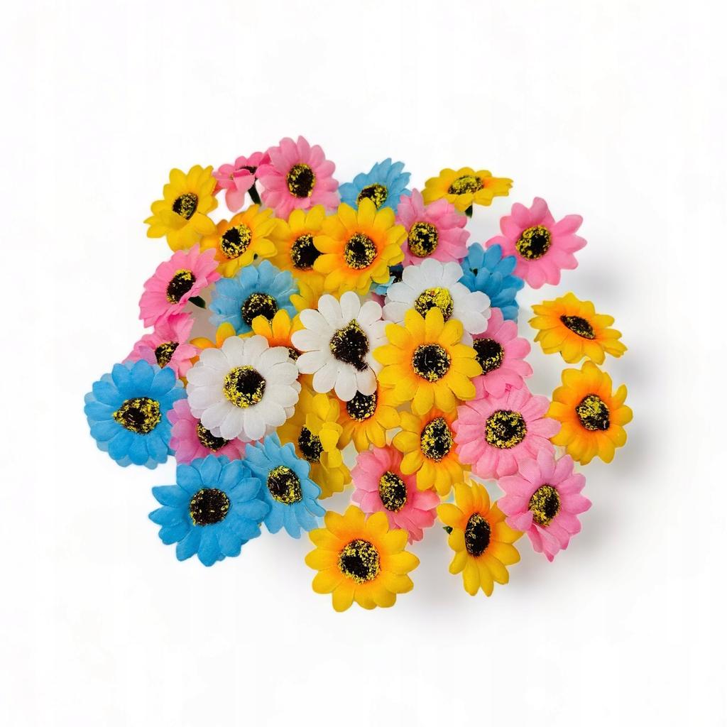 Colorful Fabric Flowers Diy Handicraft Pieces